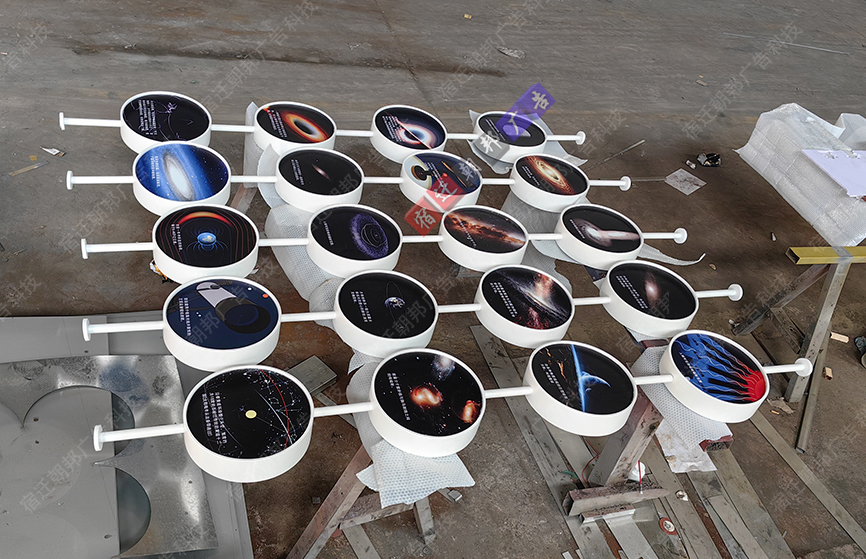 西藏宇宙星空翻轉(zhuǎn)景墻